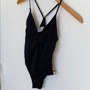 Bathing suit - one piece with side detail